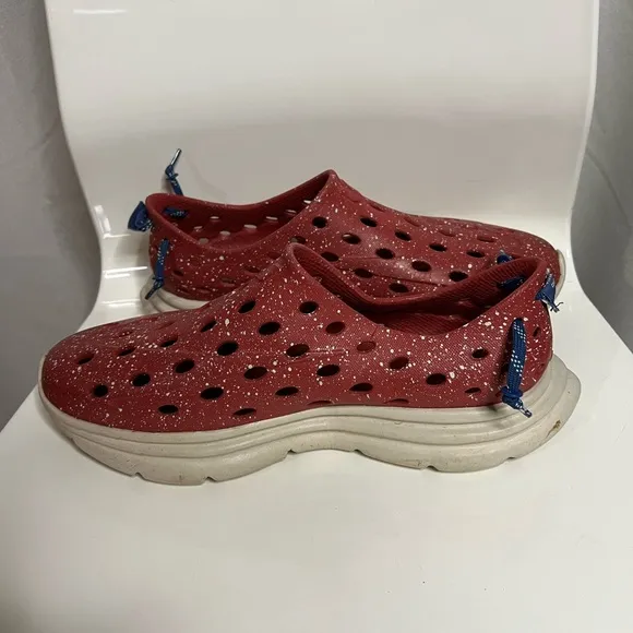 Kane Red Speckled Slip-On Shoes m9 w11