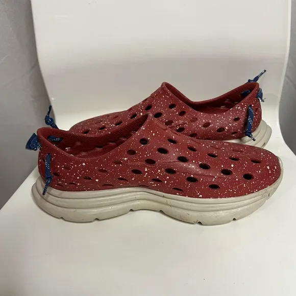 Kane Red Speckled Slip-On Shoes m9 w11