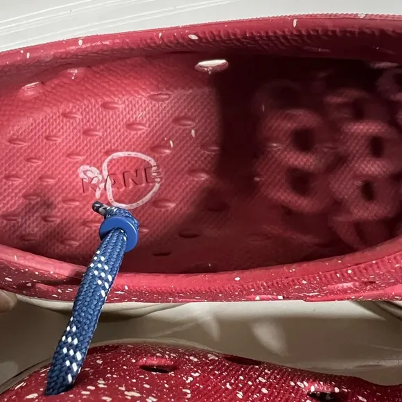 Kane Red Speckled Slip-On Shoes m9 w11
