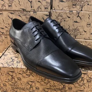 Karl Lagerfeld Paris LF1D2000 BLACK LEATHER Dress Shoe BNIB