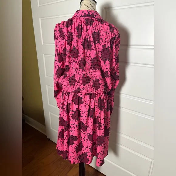 Kate Spade Bubble Dot Smocked Dress