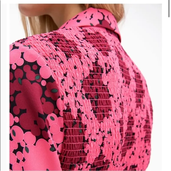 Kate Spade Bubble Dot Smocked Dress