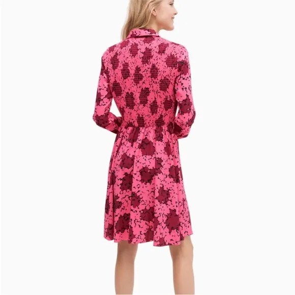 Kate Spade Bubble Dot Smocked Dress