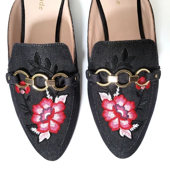 Kate Spade Canyon Indigo Denim Flats 8