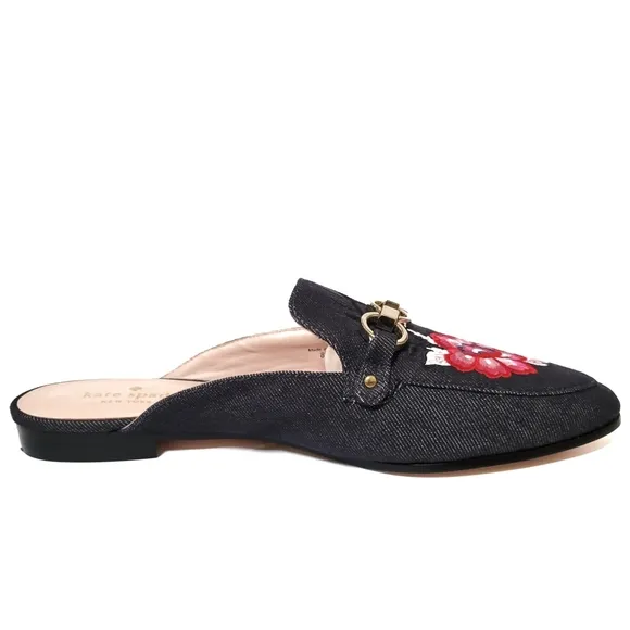 Kate Spade Canyon Indigo Denim Flats 8