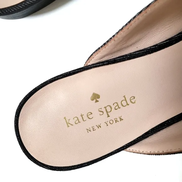 Kate Spade Canyon Indigo Denim Flats 8