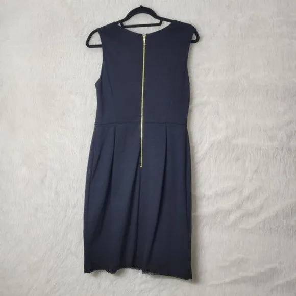 Kate Spade ♠️ New York Black Gem Embellished Diana Sheath Dress Medium