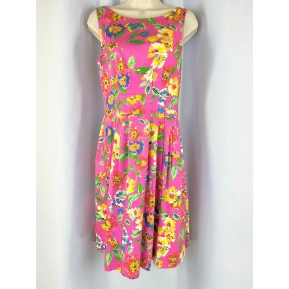 Kate Spade Pink Floral Sonja Sheath Dress $300