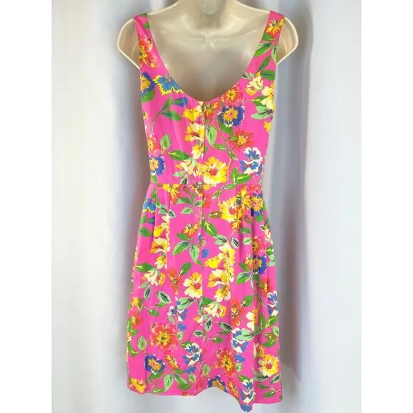 Kate Spade Pink Floral Sonja Sheath Dress $300