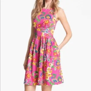 Kate Spade Pink Floral Sonja Sheath Dress $300