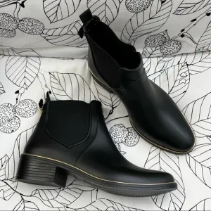 kate spade solstice rain boots black US 9 MSRP $150