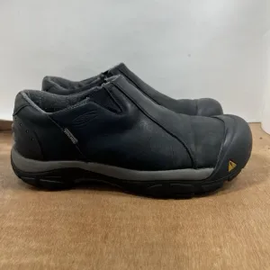 KEEN Brixen Men Size 11.5 Waterproof Slip On Insulated Shoes Black 1002268