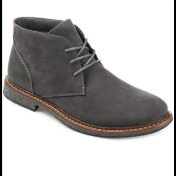 Kenneth cole grey leather boots