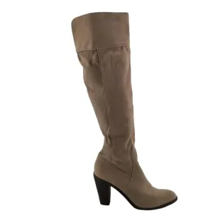Kenneth Cole Reaction Very Clear Knee High Suede Boots Size 9