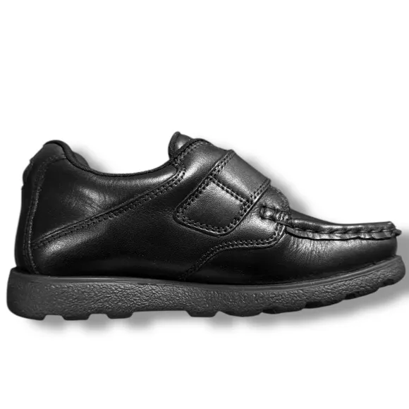 Kickers Infants Fragma Strap Black Leather School Uniform Closure Sz 29 US 12