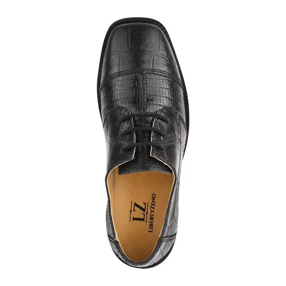 Kid's White Lace-Up Dress Shoes