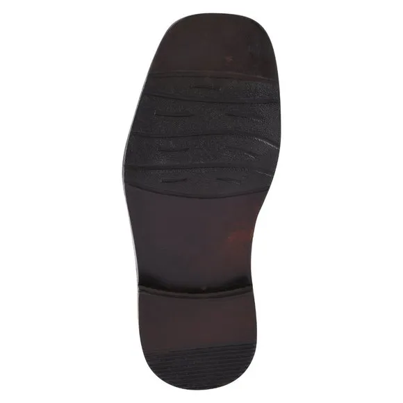 Kid's White Lace-Up Dress Shoes
