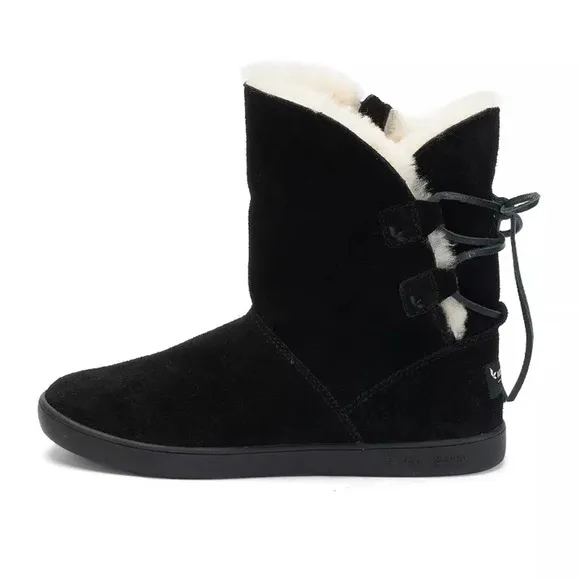 Koolaburra by Ugg Shazi Short Black Winter Boots Size 6