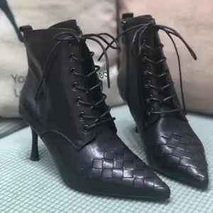 Korean Designer Real Leather BV-style Boots