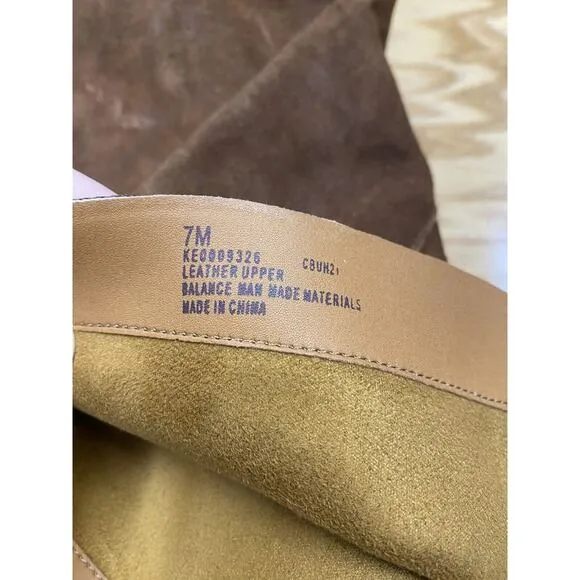 Kork Ease Addison Riding Boots Women's 7 M Brown Leather Side Zip Knee High S62
