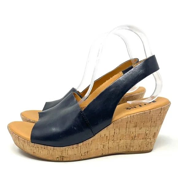 Korks by Kork-ease Linlin Wedges Black Womens 10