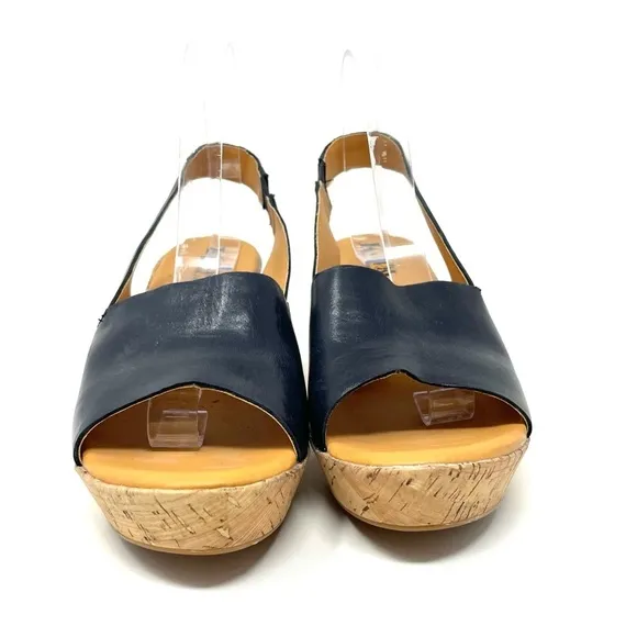 Korks by Kork-ease Linlin Wedges Black Womens 10