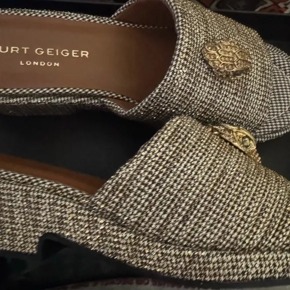 Kurt Geiger Women's Brown Slip-On Shoes