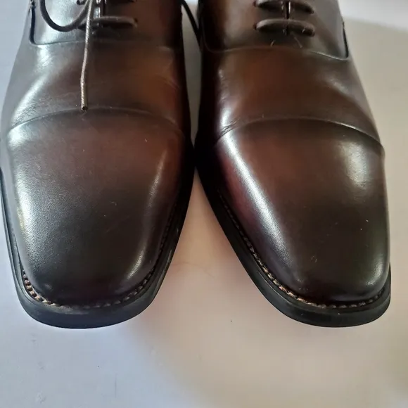 La Milano Elegant Brown Leather Men's Shoes Size 14