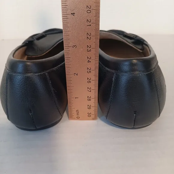 Land's End Comfort Slip On Shoes Loafer Flats Black US Size 9D Wide