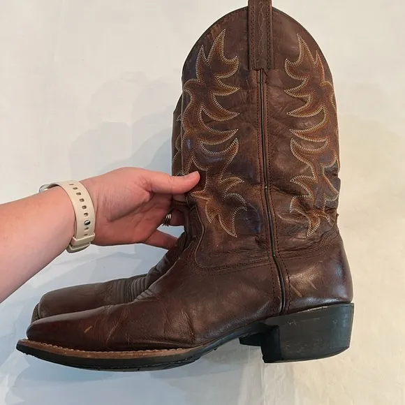 Laredo Brown Western Cowboy Boots