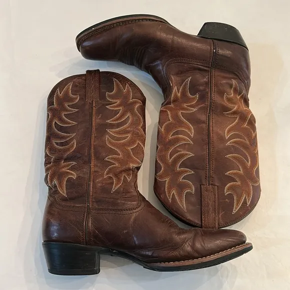 Laredo Brown Western Cowboy Boots
