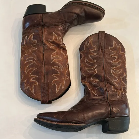 Laredo Brown Western Cowboy Boots