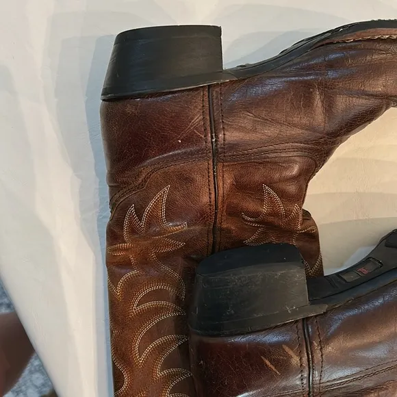 Laredo Brown Western Cowboy Boots