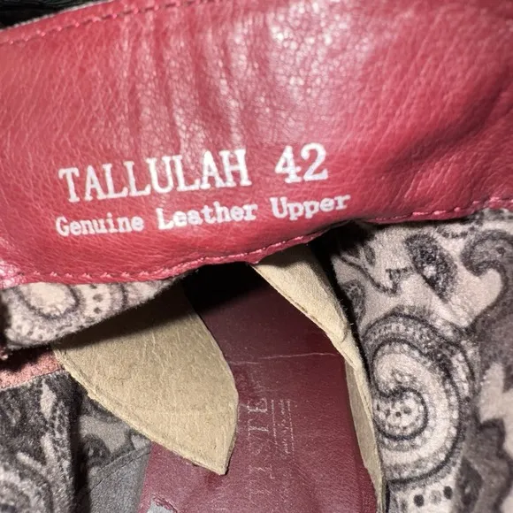 L'ARTISTE TALLULAH by Spring StepWomens Hand Painted Leather Boot Side Zip 42/11