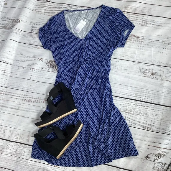Lascana Purple &amp; Black Dress NWT Size 14