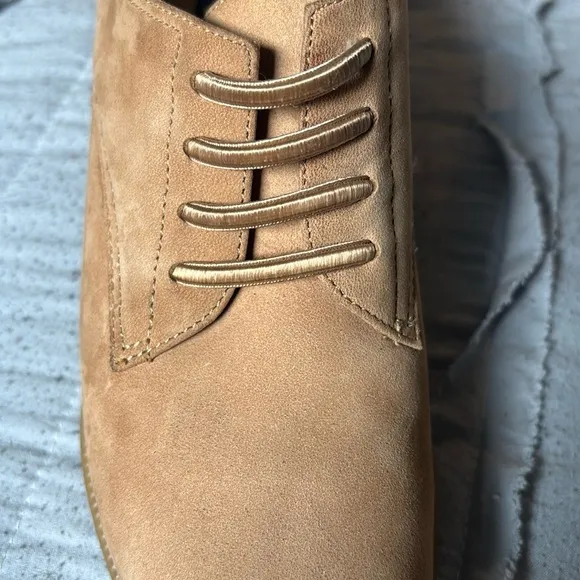 LAURA SCOTT BROWN SUEDE SHOES SIZE 5.5