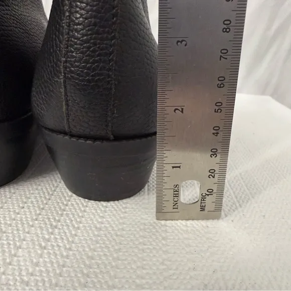 Lauren Ralph Lauren Black Leather Ankle Boots