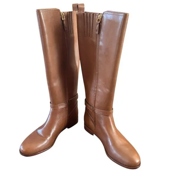 Lauren Ralph Lauren Blayke Tall Leather Riding Equestrian Boots NEW Size 5