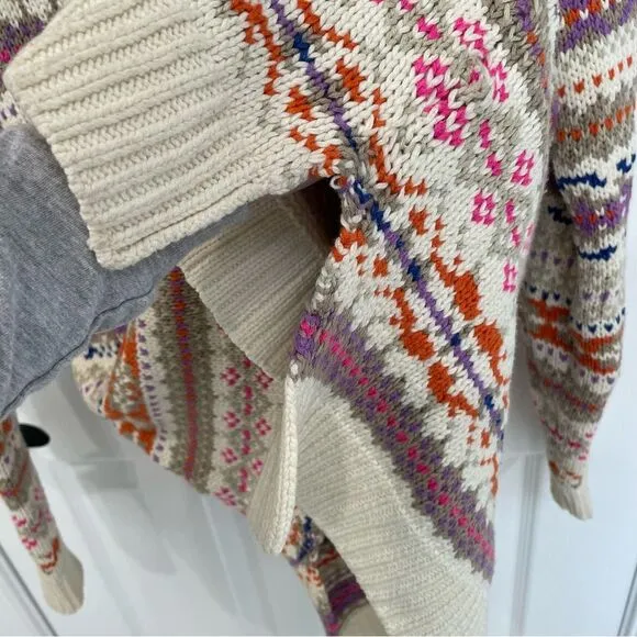 LAUREN Ralph Lauren Fair Isle Southwest Aztec Tunic Sweater Women’s Size M