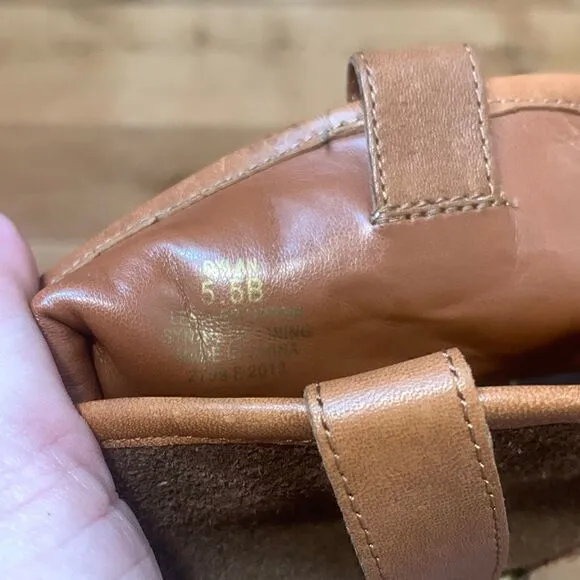 Lauren Ralph Lauren camel/brown leather Dylan boots Size 5.5