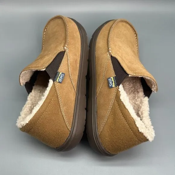 Lems Drifter Fur Men's 12 Cozy Cabin Suede Slip-On Comfort Shoes Low Top Casual