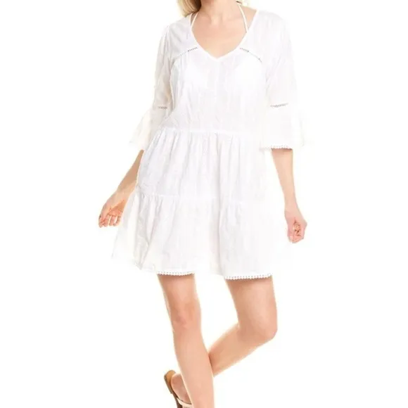 Letarte Embroidered Mini Dress
