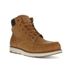 LEVI'S Mens Beige Pull Tab Dean Round Toe Wedge Boots Shoes 12 M