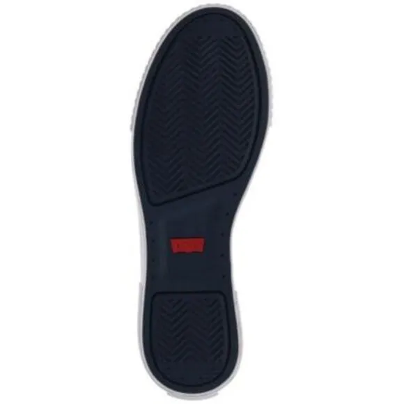 LEVI'S Mens Navy Removable Insole Anikin Round Toe Lace-Up Sneakers Shoes 9 M