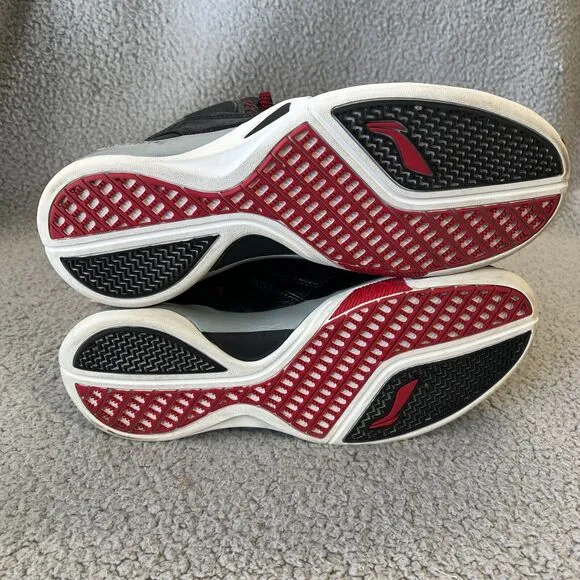 Li-Ning Basketball Shoes Mens  11 Black Red Athletic