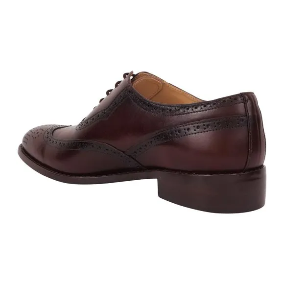 LIBERTYZENO Men's Brown and  Lace-Up Shoes