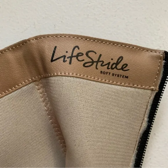 LifeStride 8 Wide Black Knee High X-Anita Tall Riding Boots NEW WITHOUT BOX
