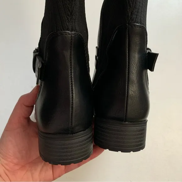 LifeStride 8 Wide Black Knee High X-Anita Tall Riding Boots NEW WITHOUT BOX