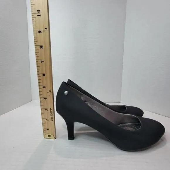 LifeStride Parigi Round Toe Pumps in Black Size 10 W