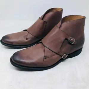 Like New J. D. Fisk Double Monk Strap Boots